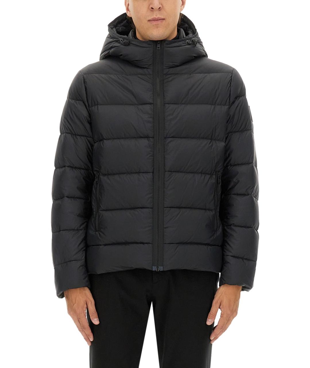 FAY Черный полиамидовый пуховик, фото 2