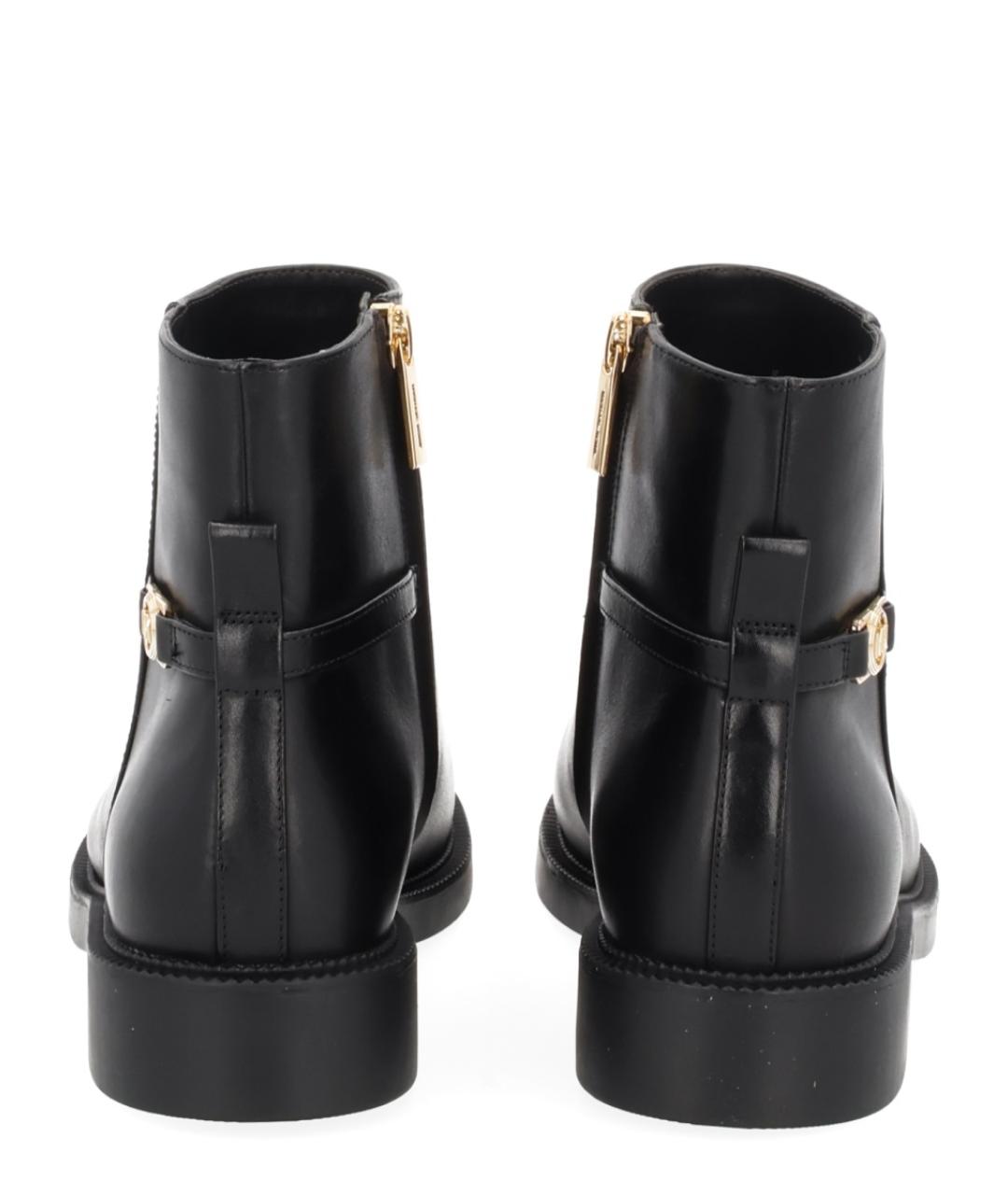 MICHAEL KORS Черные кожаные ботинки, фото 3