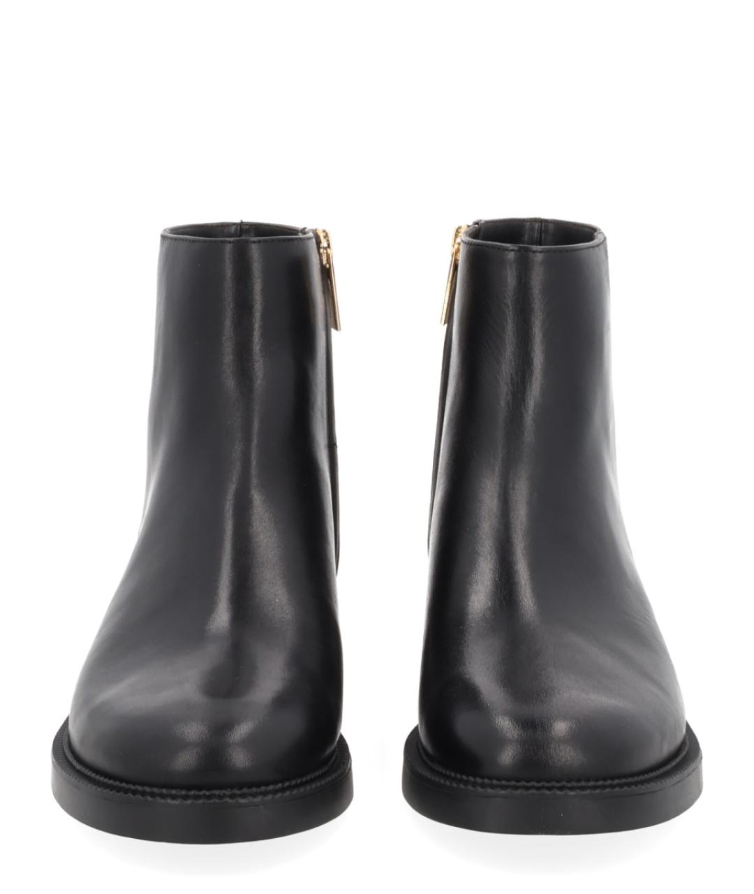 MICHAEL KORS Черные кожаные ботинки, фото 4