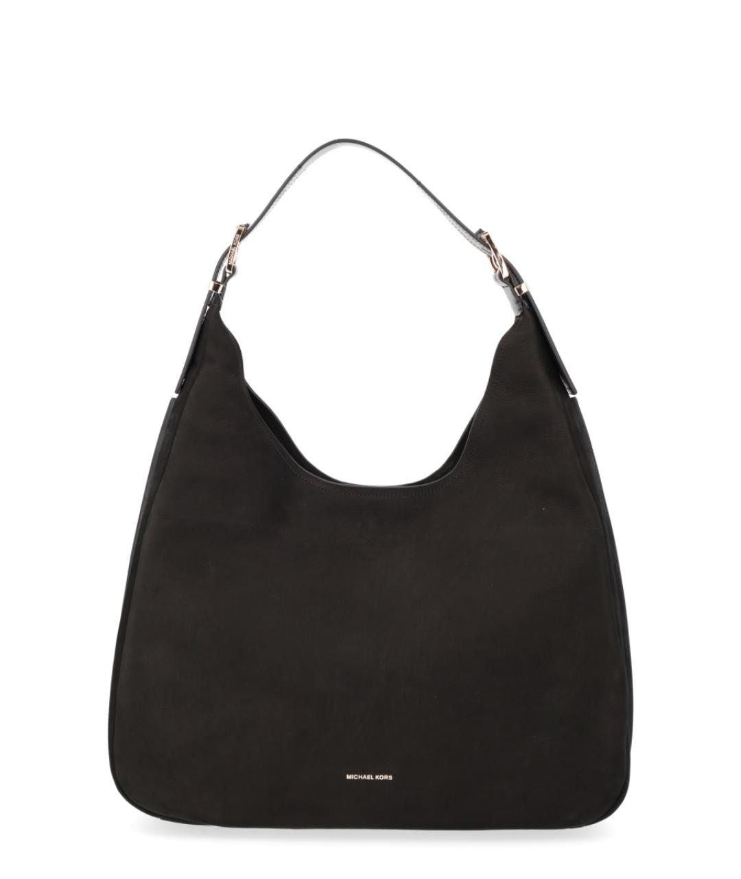 MICHAEL KORS Черная кожаная сумка через плечо, фото 1