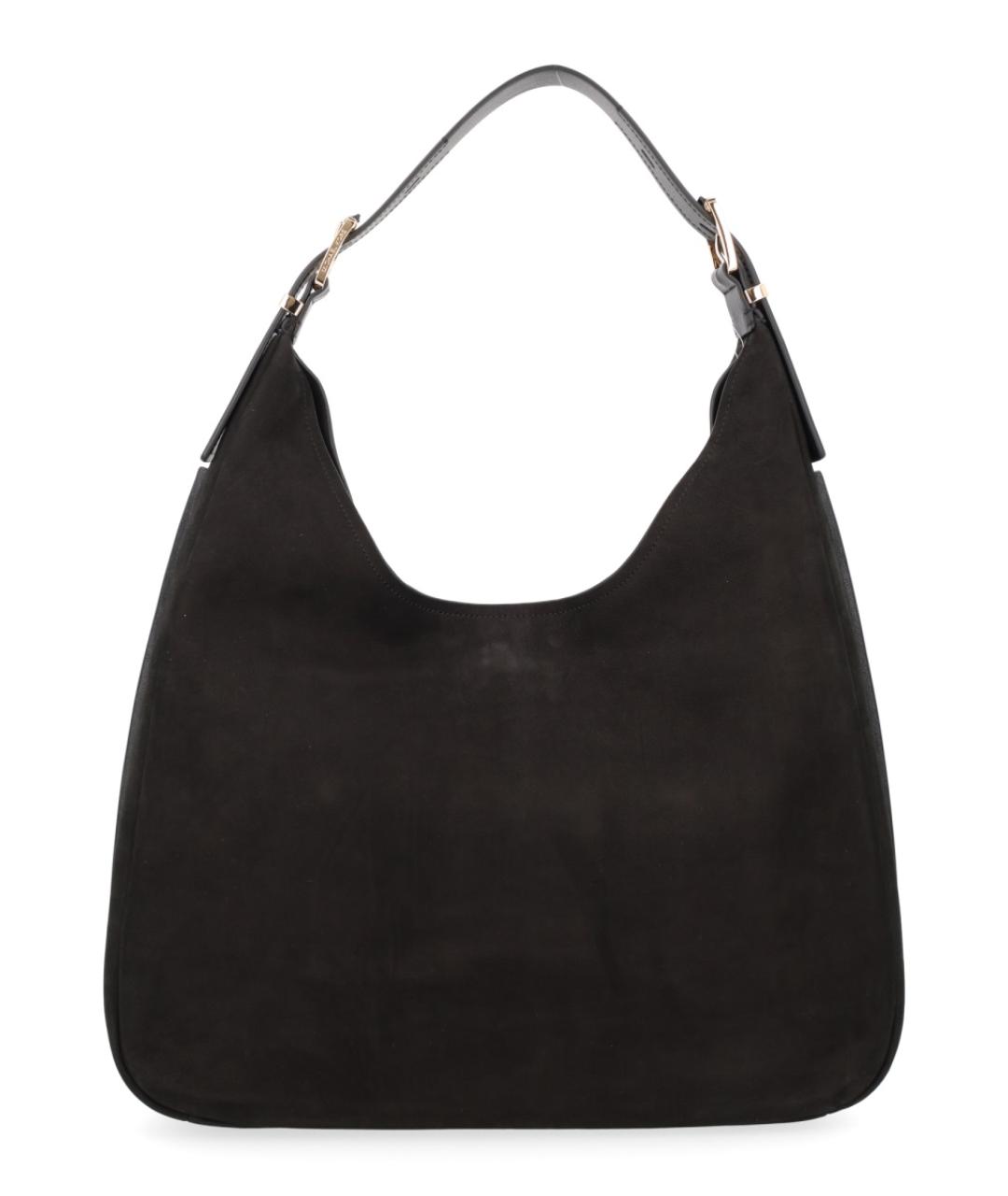 MICHAEL KORS Черная кожаная сумка через плечо, фото 2