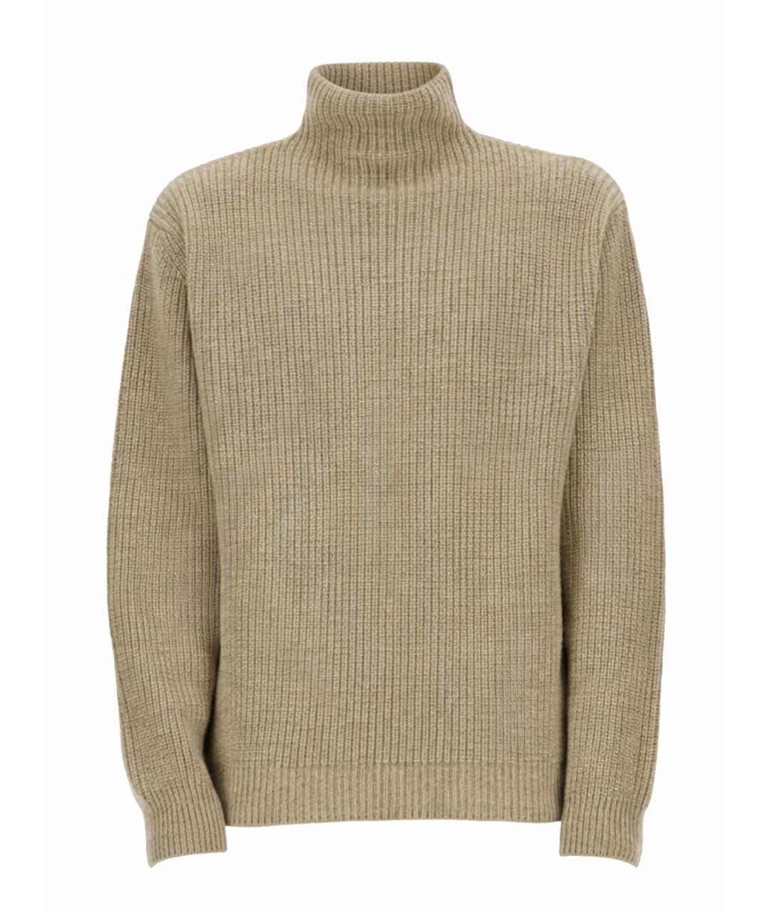 LEMAIRE Бежевый шерстяной джемпер / свитер, фото 1