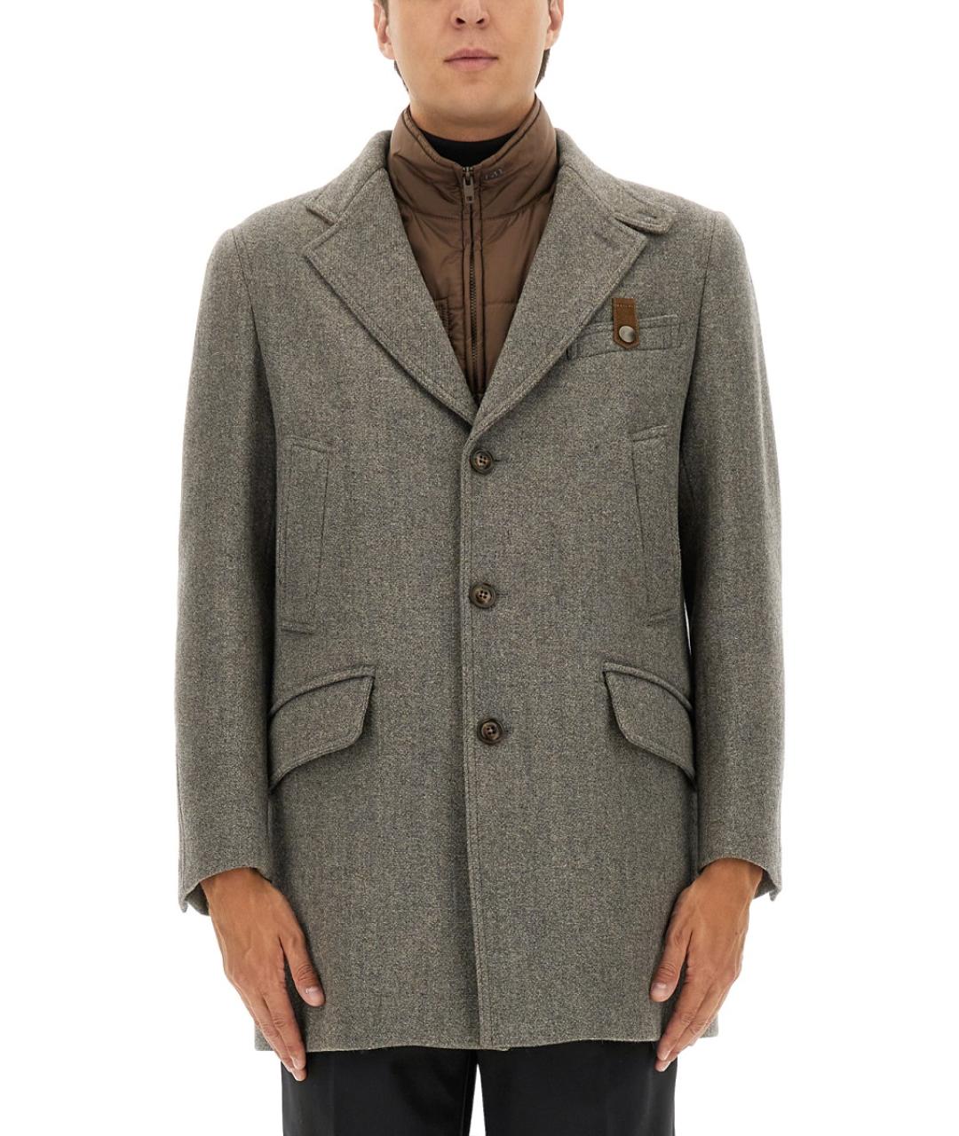 FAY Мульти шерстяное пальто, фото 5