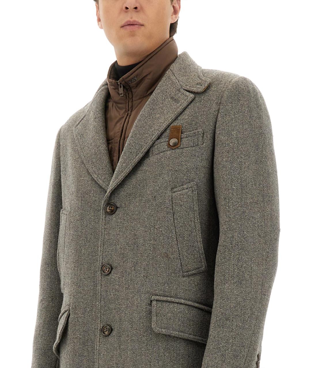 FAY Мульти шерстяное пальто, фото 4