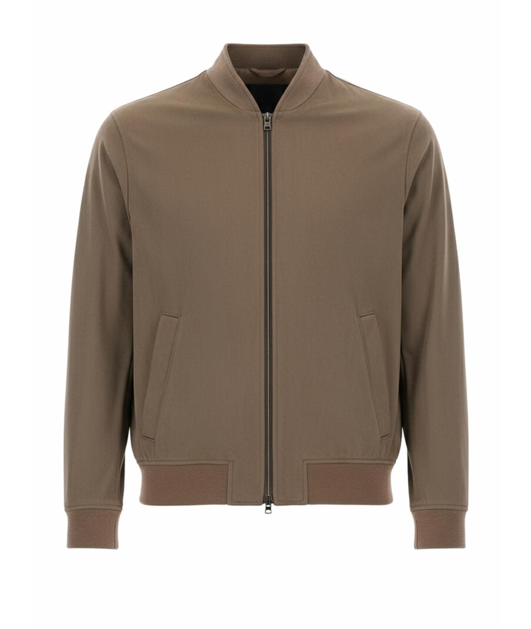 HERNO Коричневая полиэстеровая куртка, фото 1