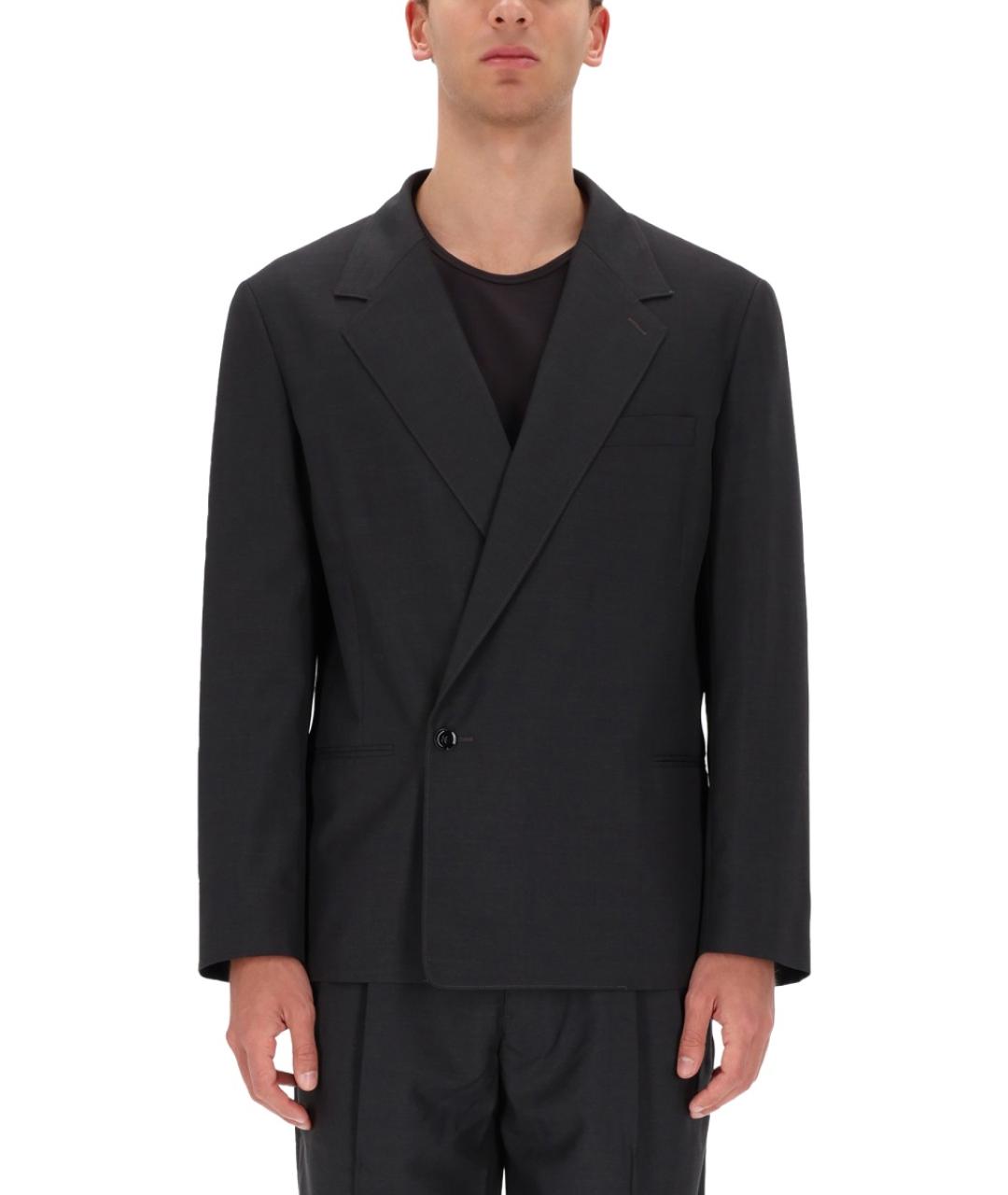 LEMAIRE Черный полиэстеровый пиджак, фото 2