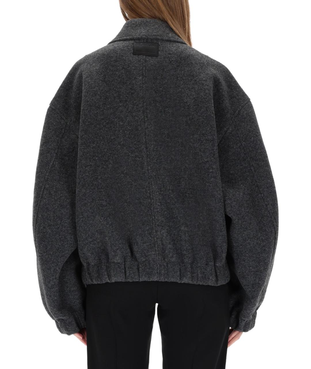 HELMUT LANG Серая полиэстеровая куртка, фото 3