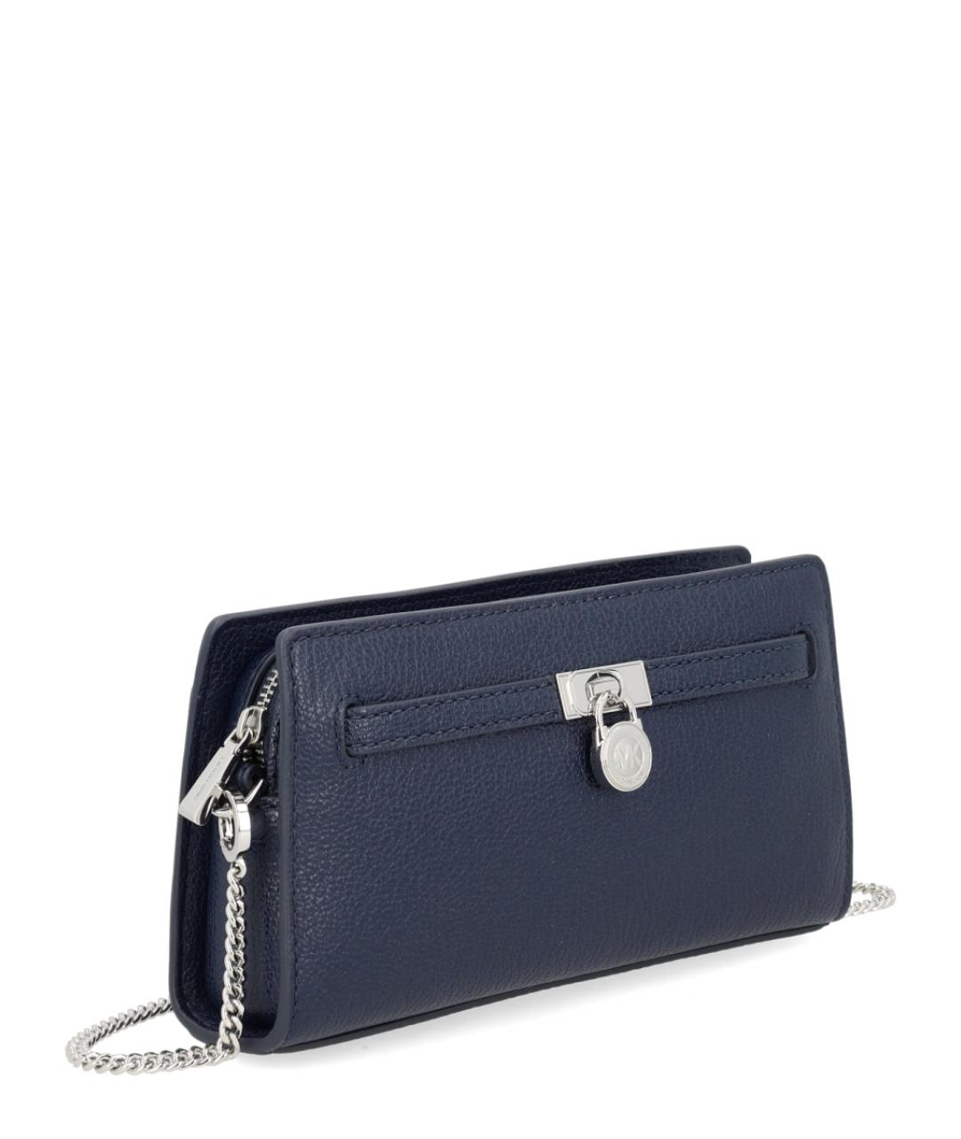 MICHAEL KORS Синяя кожаная сумка через плечо, фото 2