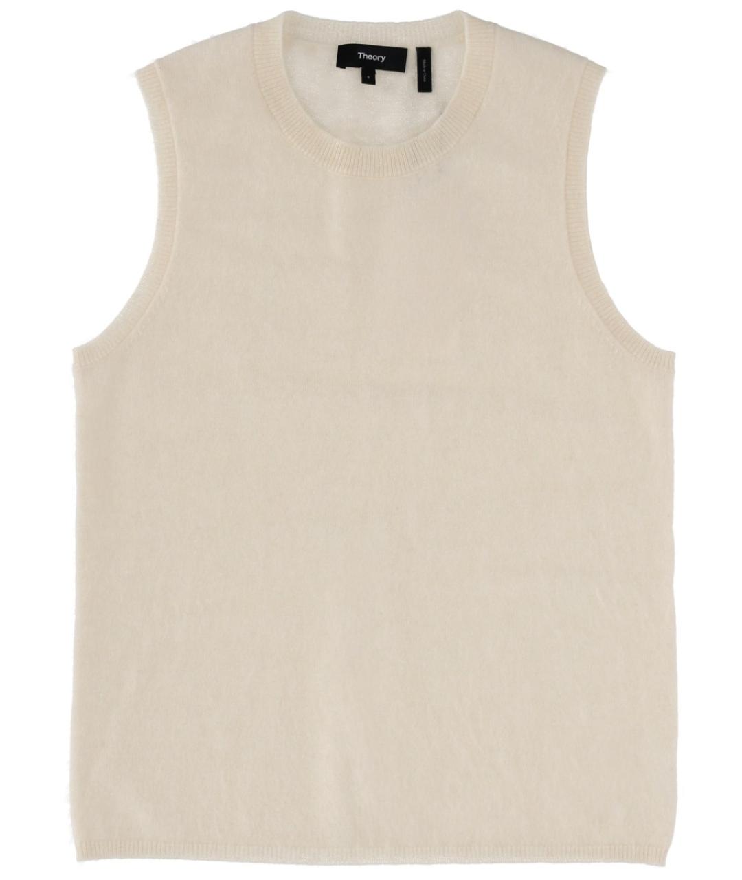 THEORY Бежевая кашемировая жилетка, фото 1