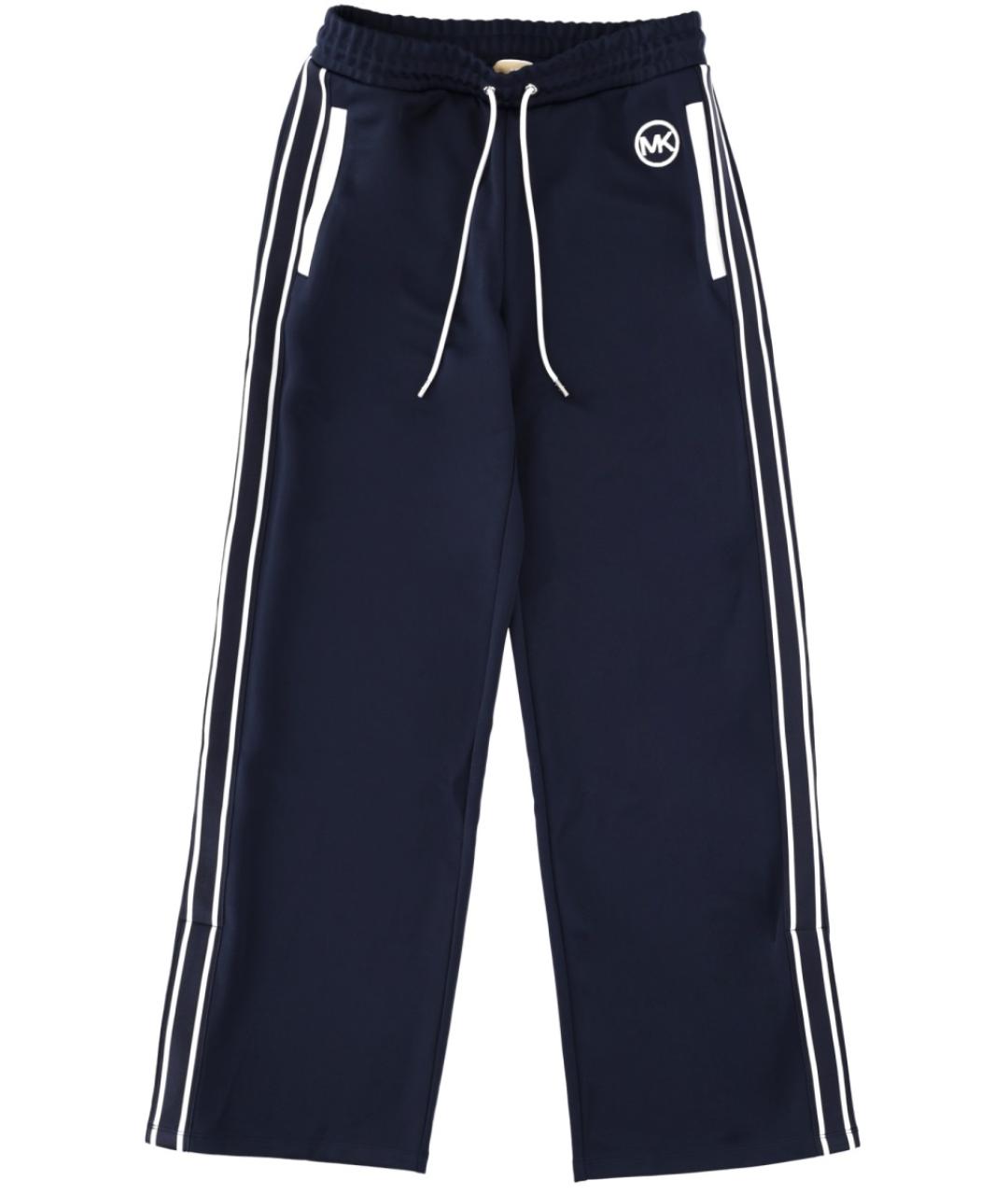 MICHAEL KORS Синие полиэстеровые спортивные брюки и шорты, фото 1