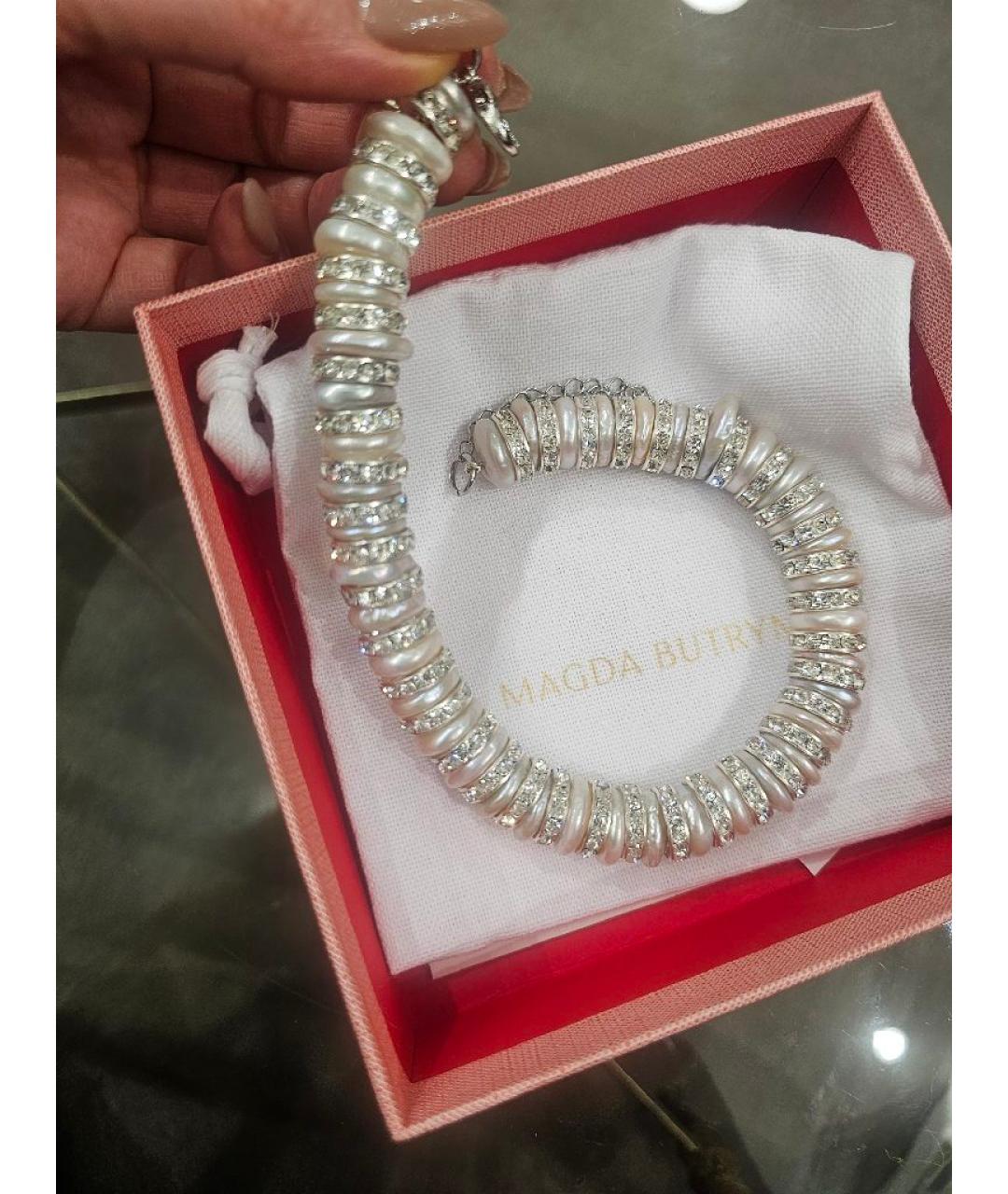 MAGDA BUTRYM Серебряное металлическое колье, фото 4