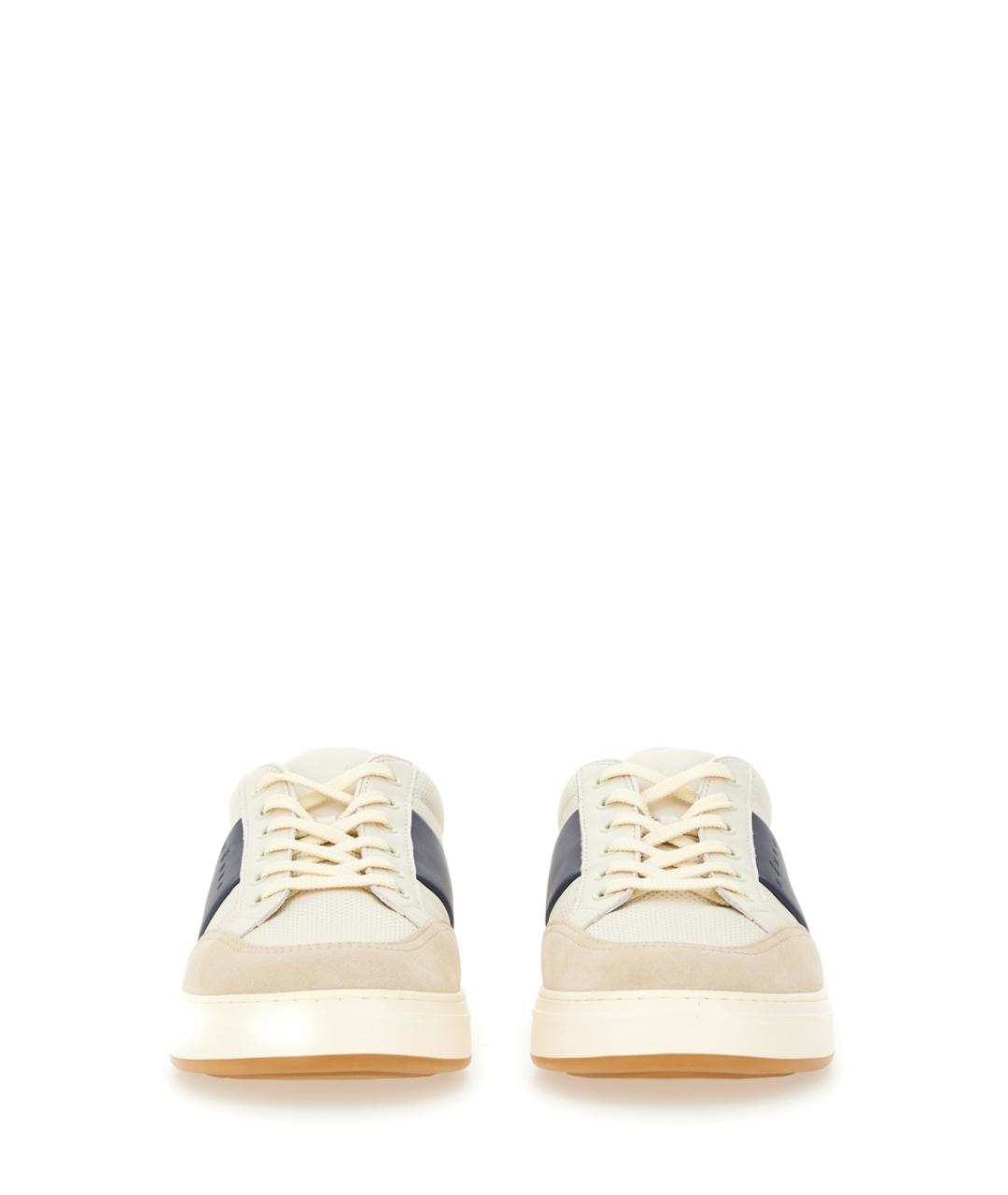 HOGAN Мульти кожаные низкие кроссовки / кеды, фото 4