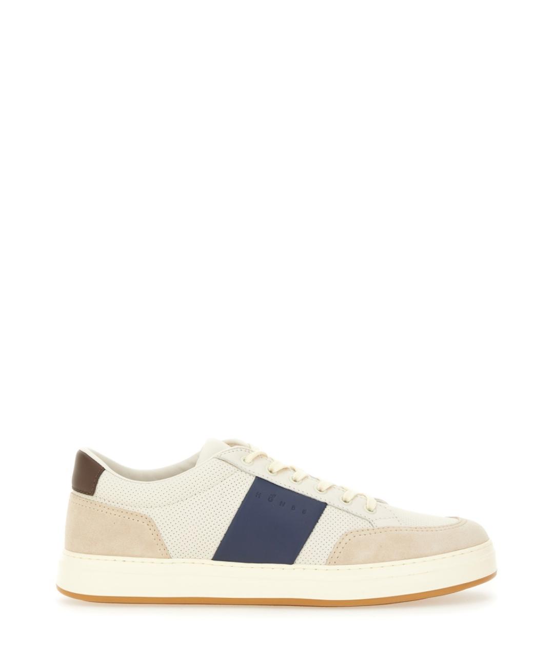 HOGAN Мульти кожаные низкие кроссовки / кеды, фото 1