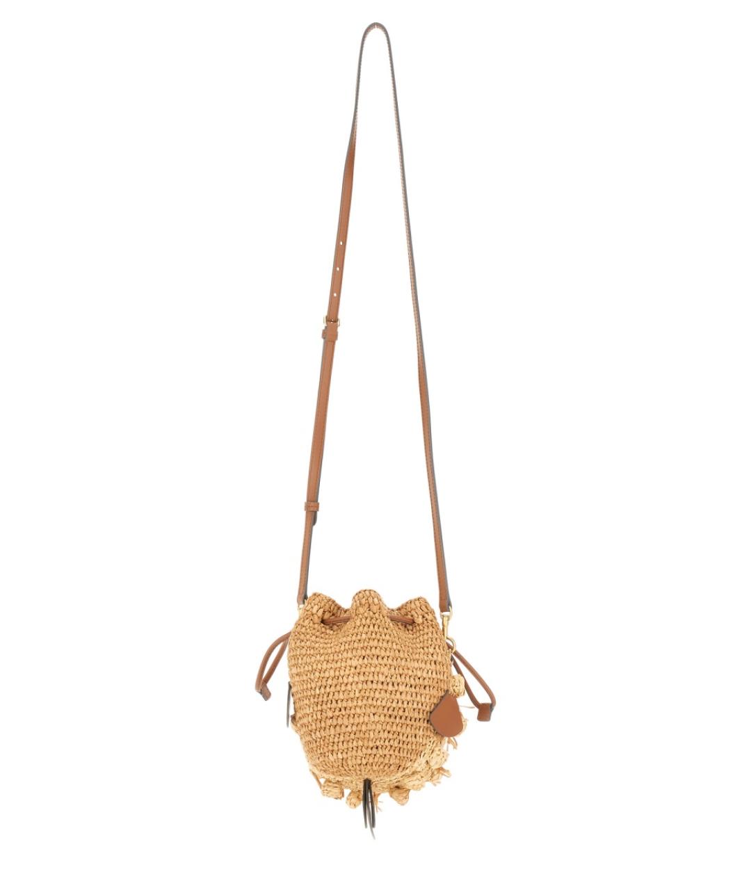 ANYA HINDMARCH Бежевая сумка через плечо, фото 2