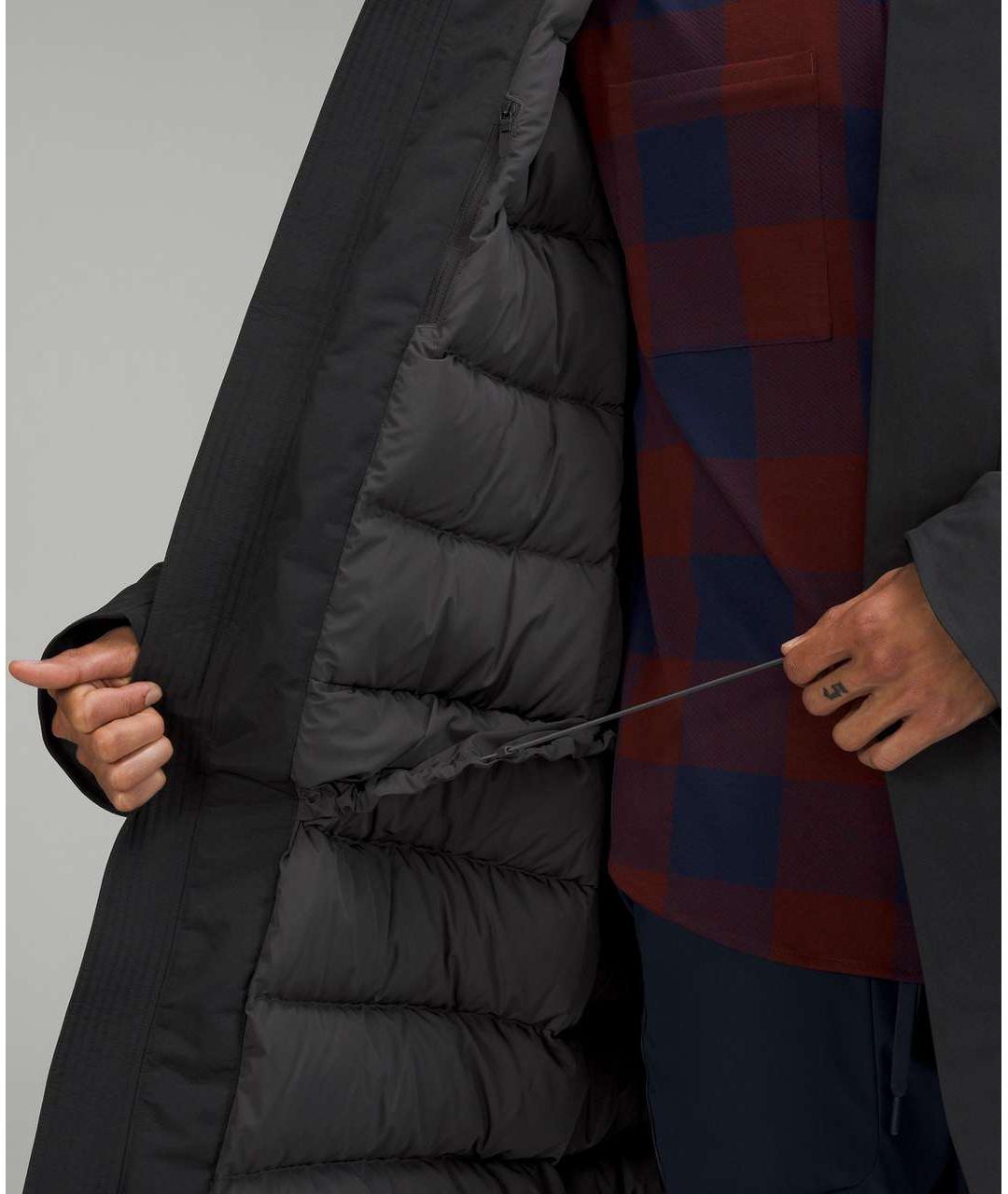 Lululemon Антрацитовый полиэстеровый пуховик, фото 6