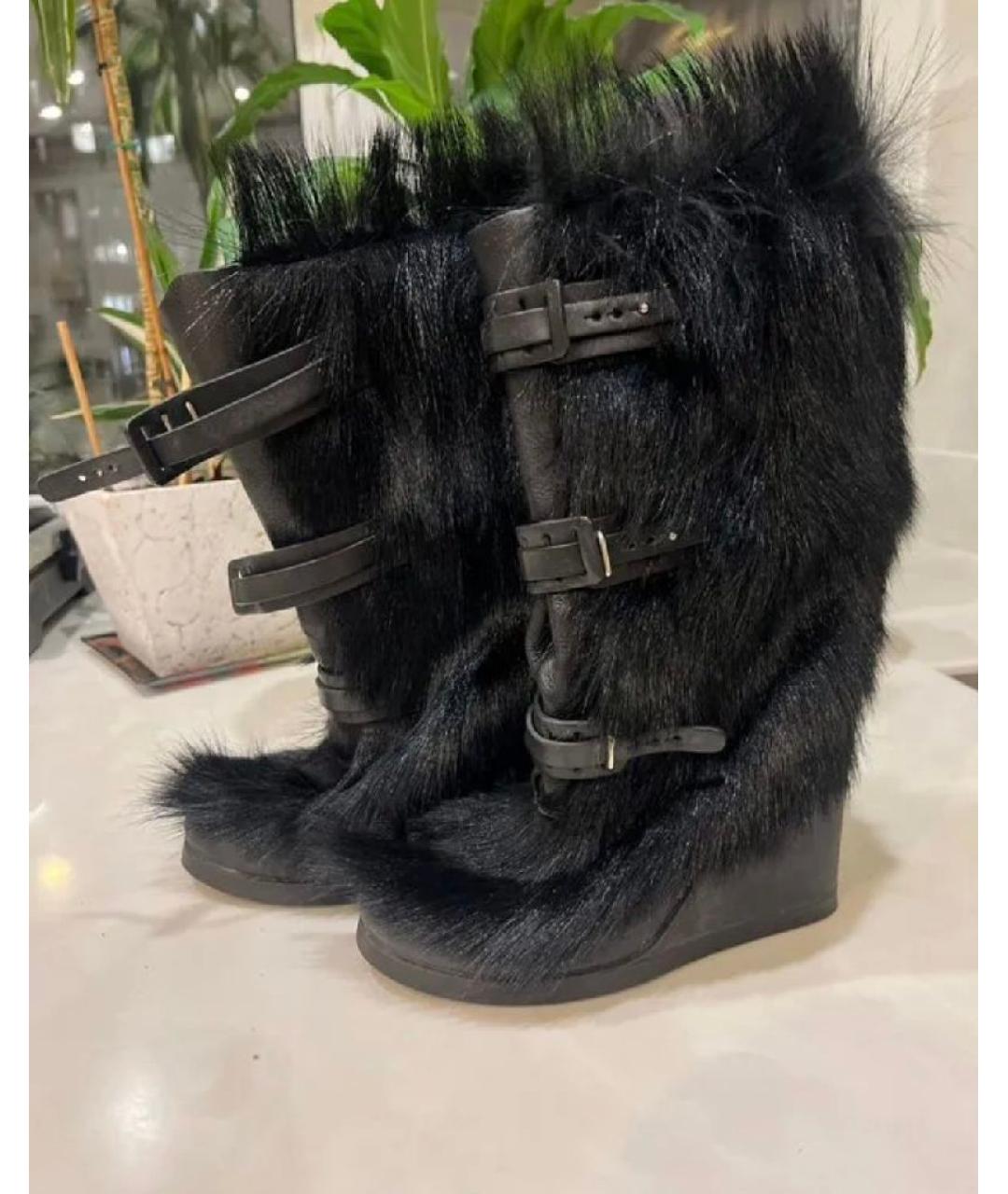 CELINE Черные сапоги, фото 6