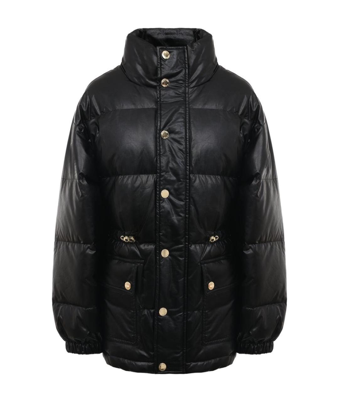MICHAEL KORS Черный вискозный пуховик, фото 1
