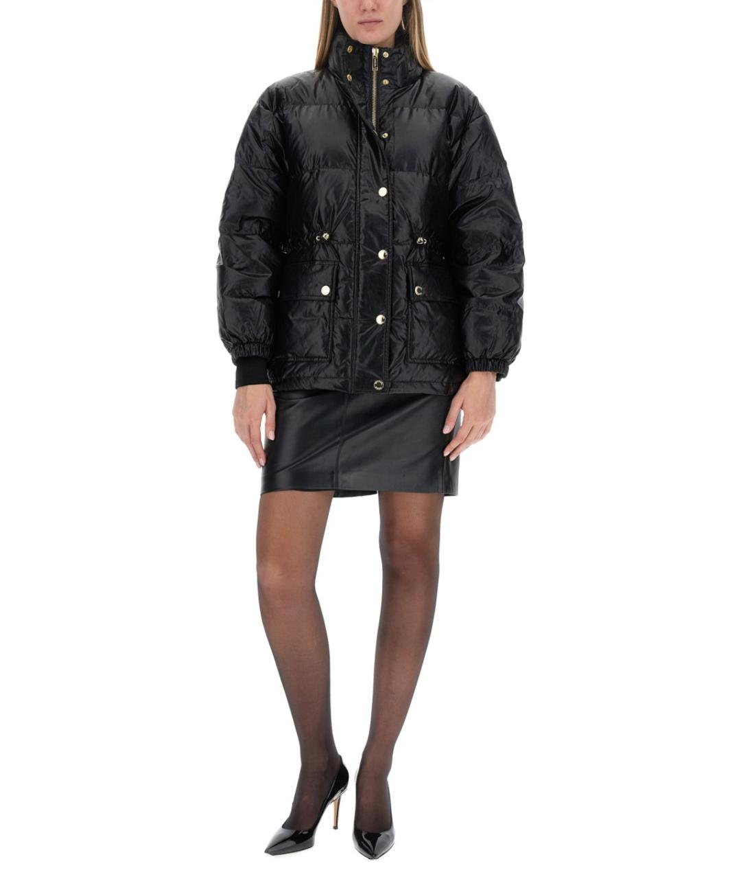 MICHAEL KORS Черный вискозный пуховик, фото 2
