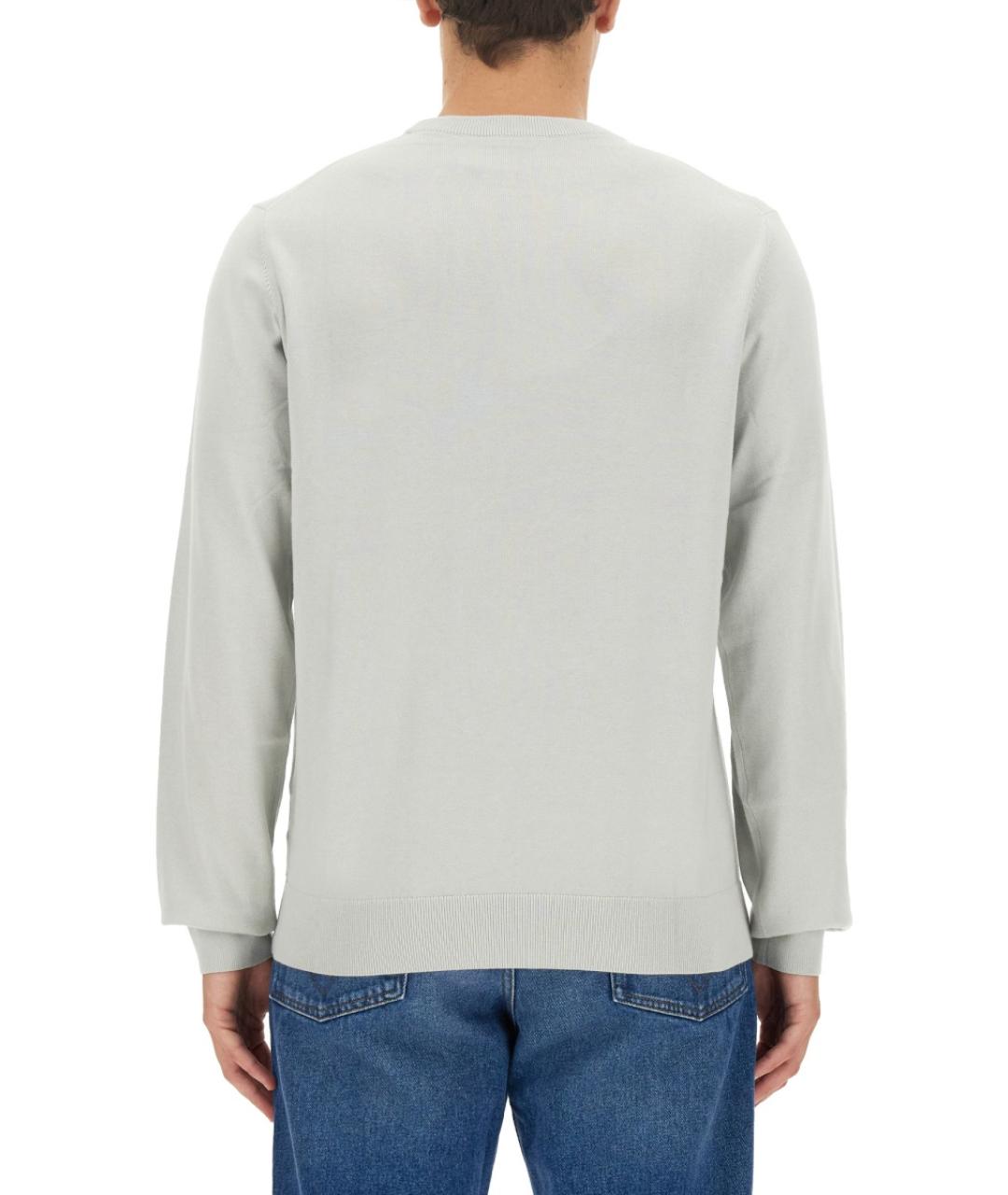 PS BY PAUL SMITH Серый хлопковый джемпер / свитер, фото 3