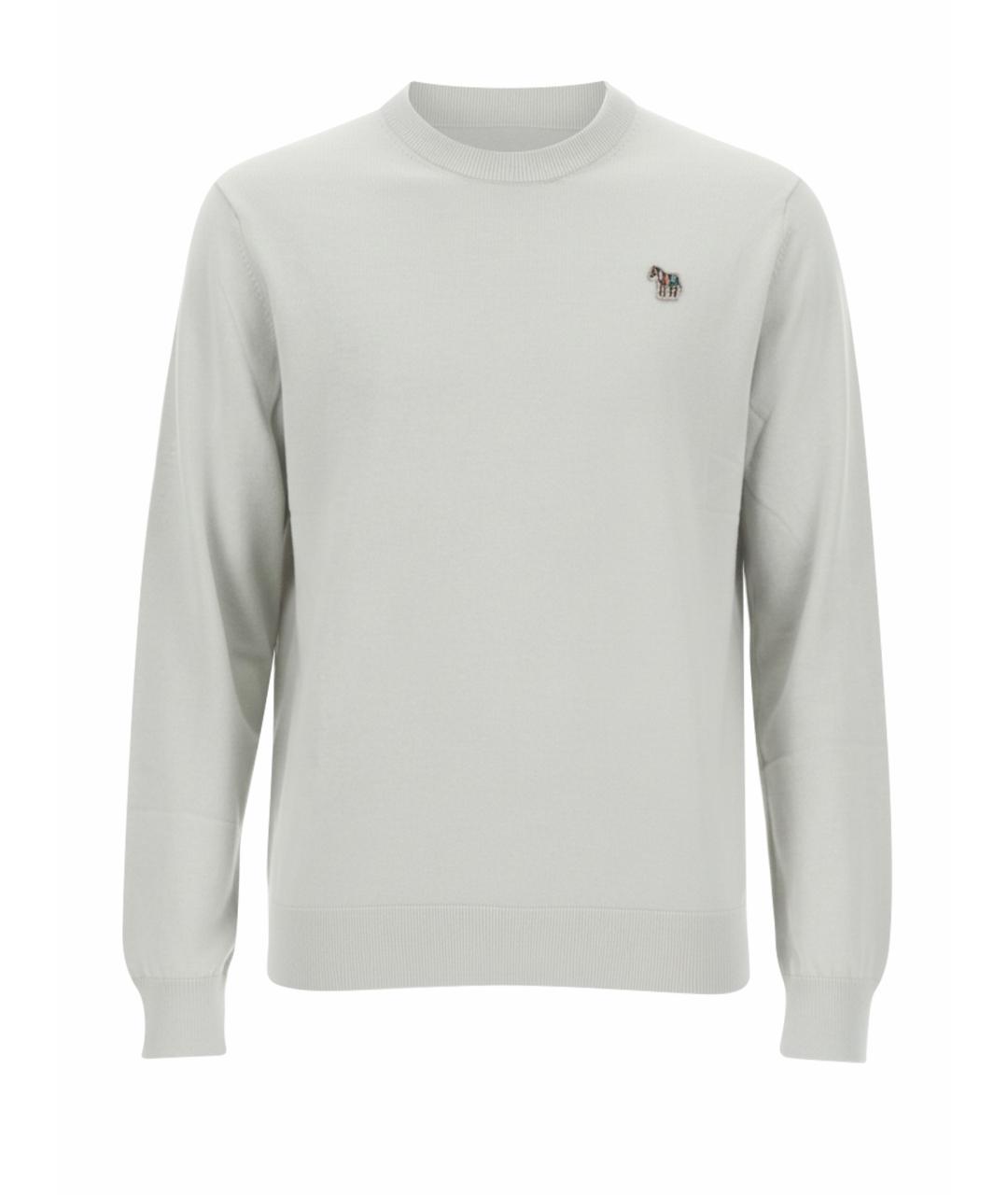 PS BY PAUL SMITH Серый хлопковый джемпер / свитер, фото 1