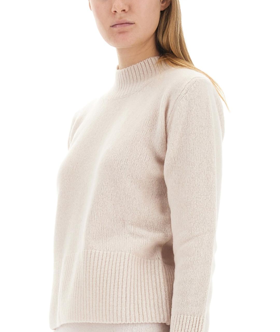 ALYSI Белый шерстяной джемпер / свитер, фото 4