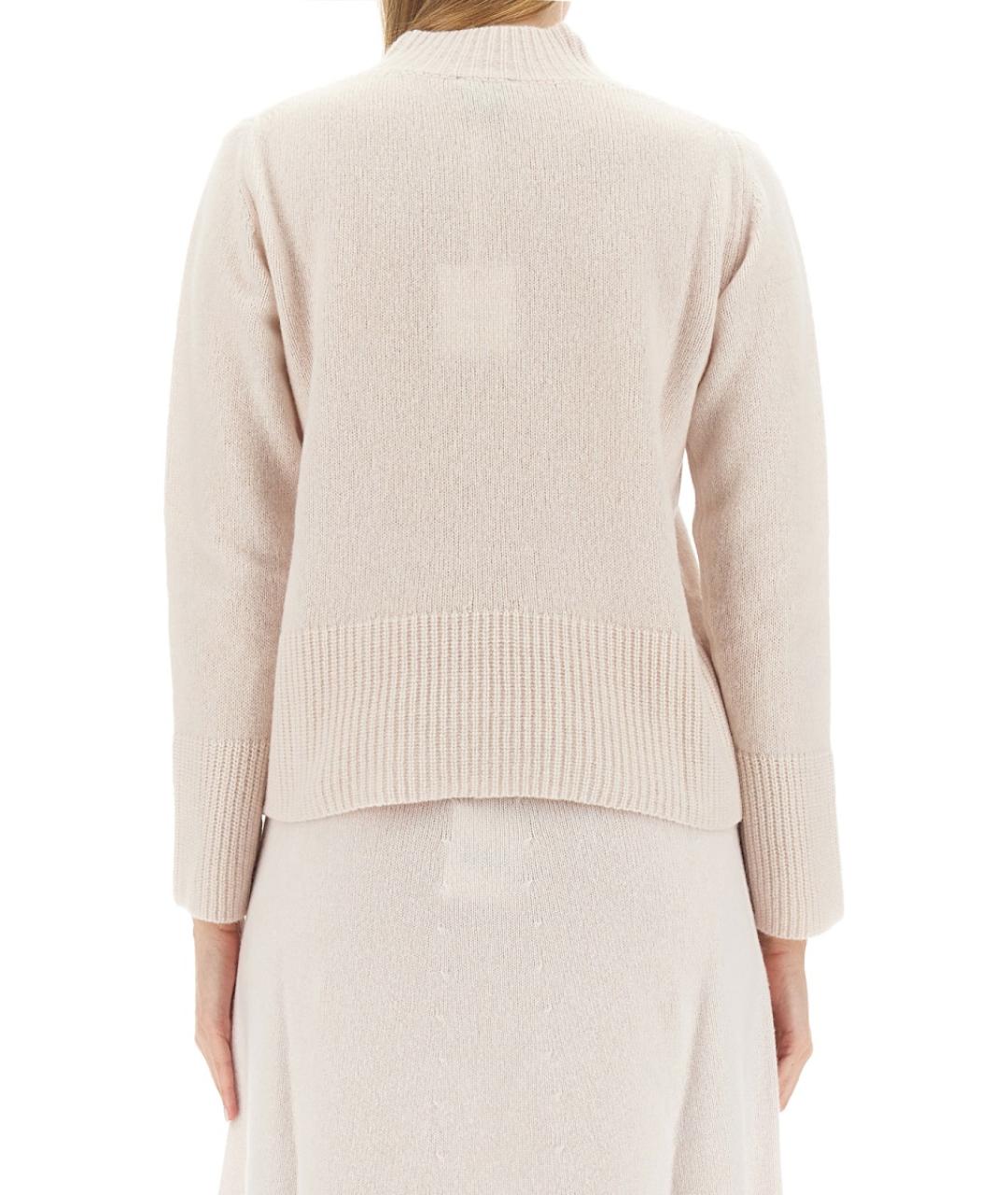 ALYSI Белый шерстяной джемпер / свитер, фото 3