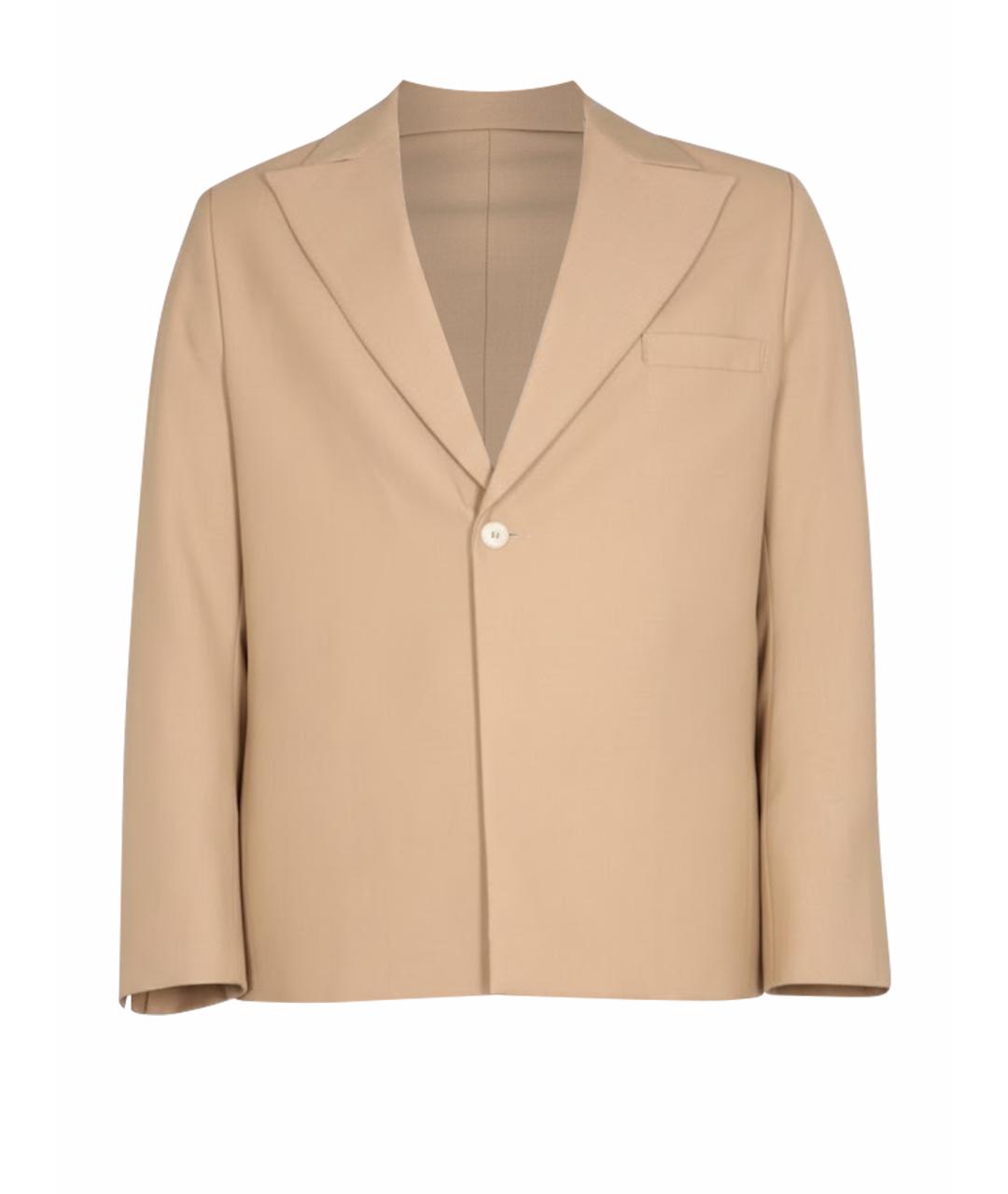SEFR Бежевый полиэстеровый пиджак, фото 1
