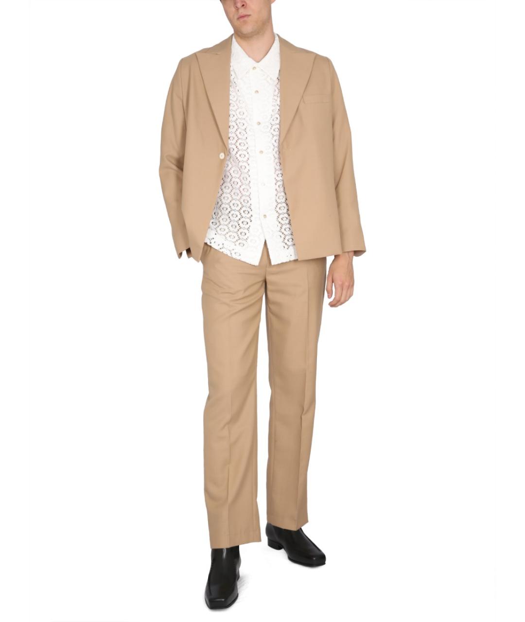 SEFR Бежевый полиэстеровый пиджак, фото 3