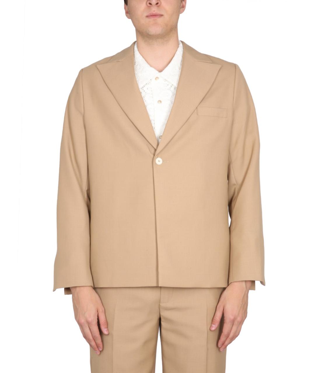 SEFR Бежевый полиэстеровый пиджак, фото 5