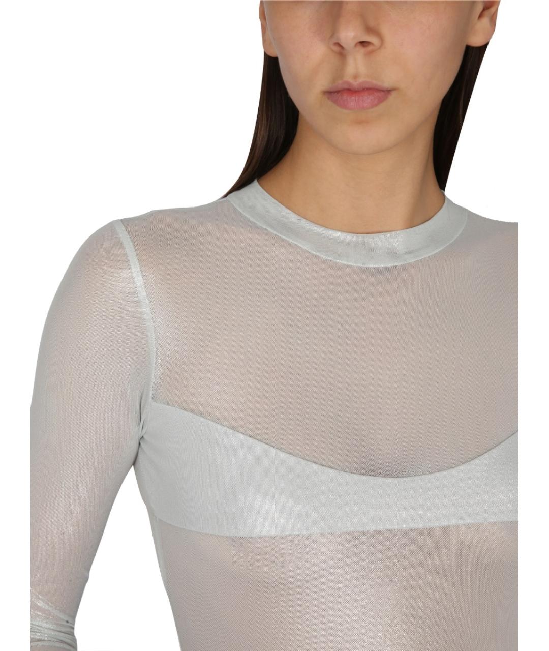 NOT AFTER TEN Серебряное полиамидовое боди, фото 4