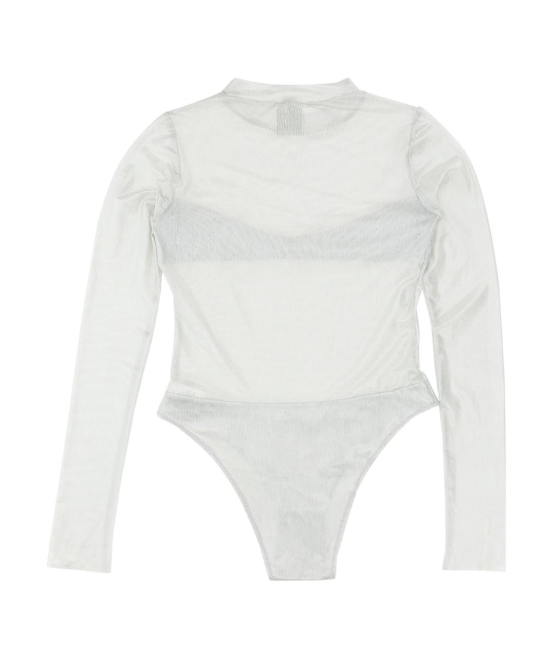 NOT AFTER TEN Серебряное полиамидовое боди, фото 1