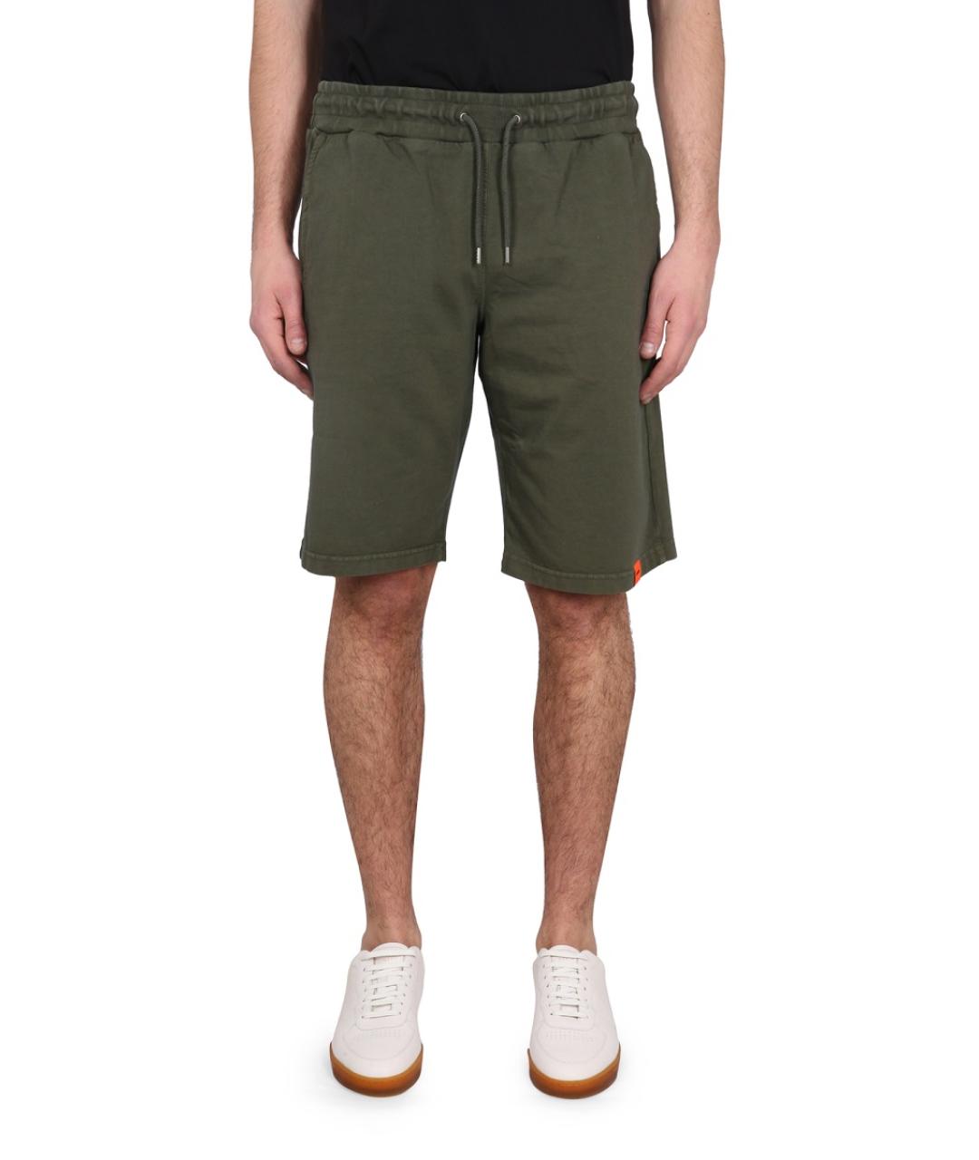 ASPESI Зеленые хлопковые шорты, фото 5