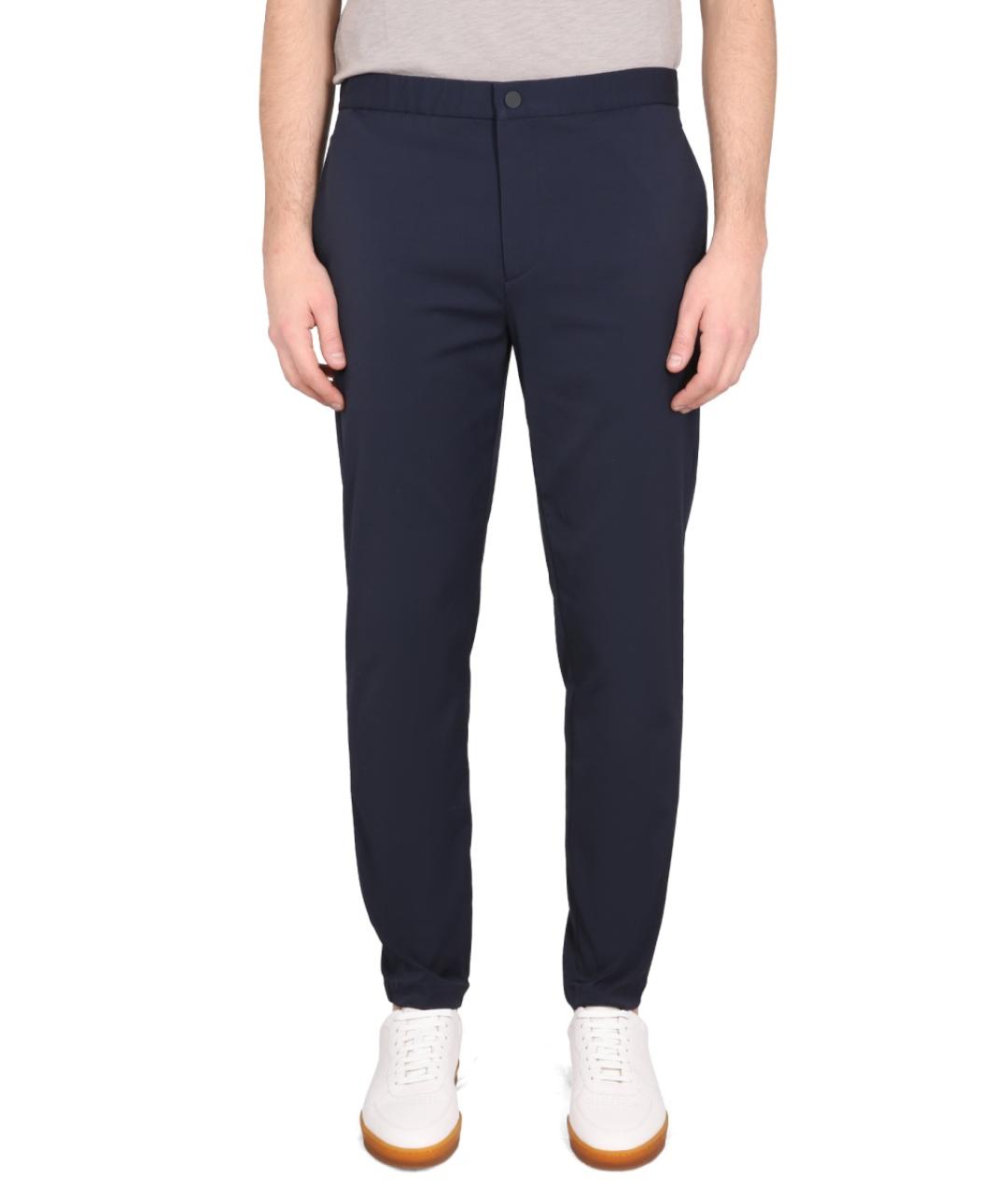 THEORY Синие повседневные брюки, фото 2