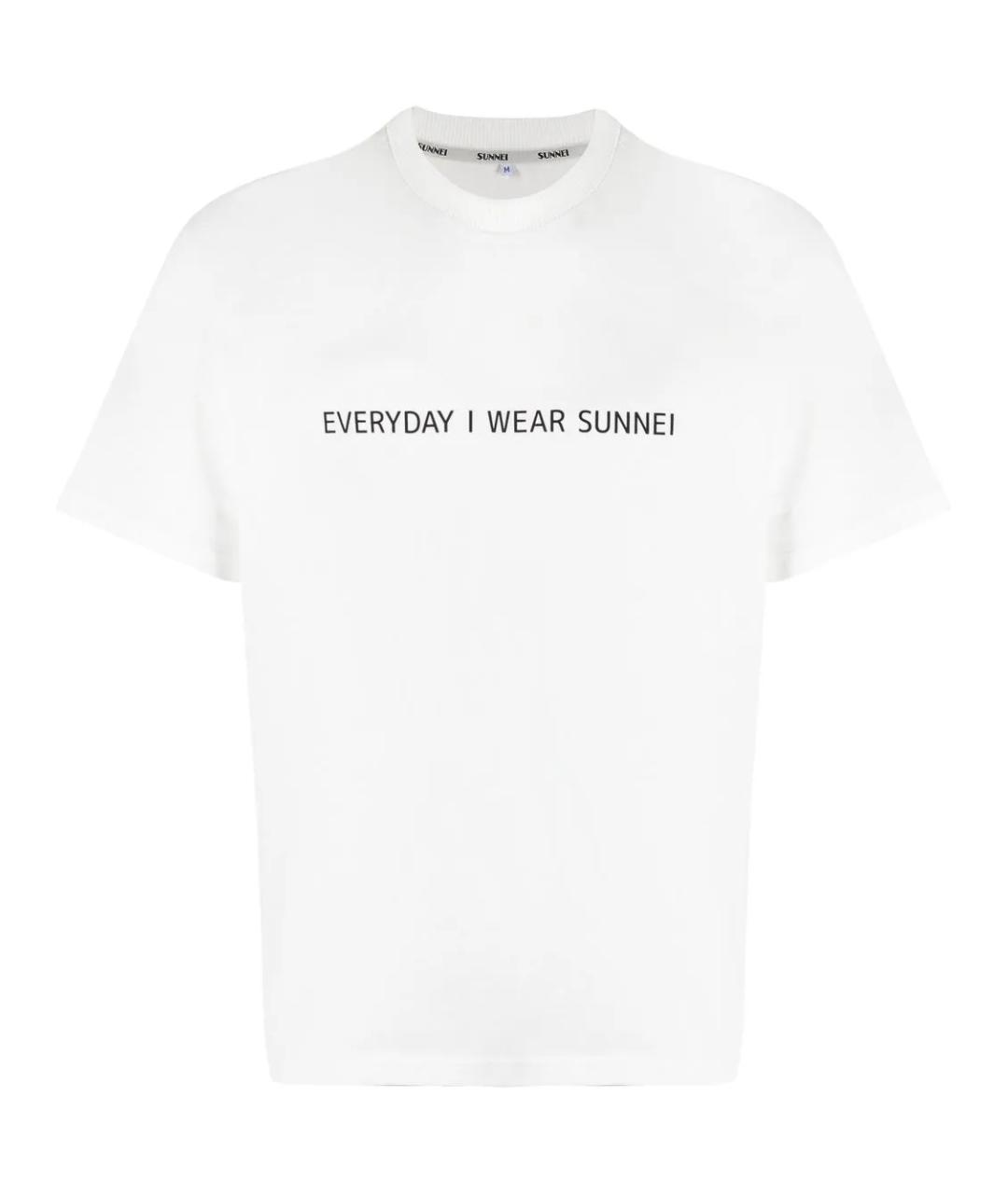SUNNEI Белая хлопковая футболка, фото 1
