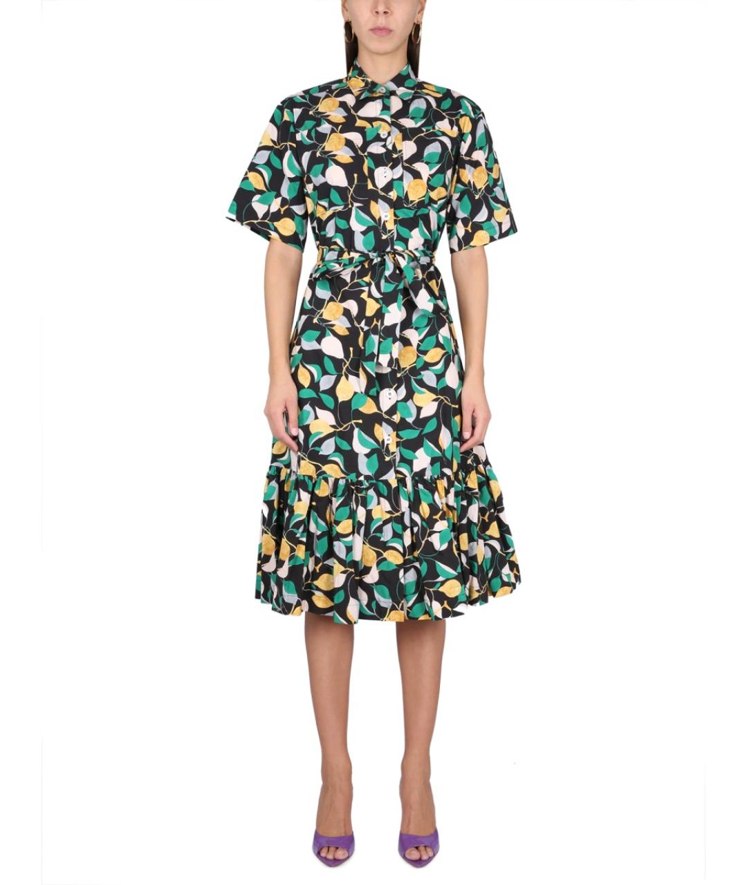 LA DOUBLEJ Мульти хлопковое повседневное платье, фото 5