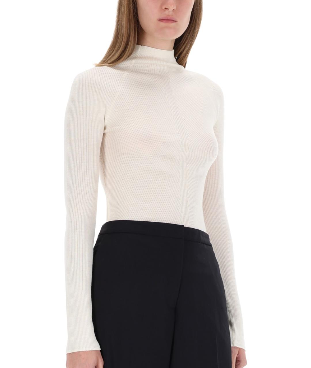 HUGO BOSS Белый шерстяной джемпер / свитер, фото 4