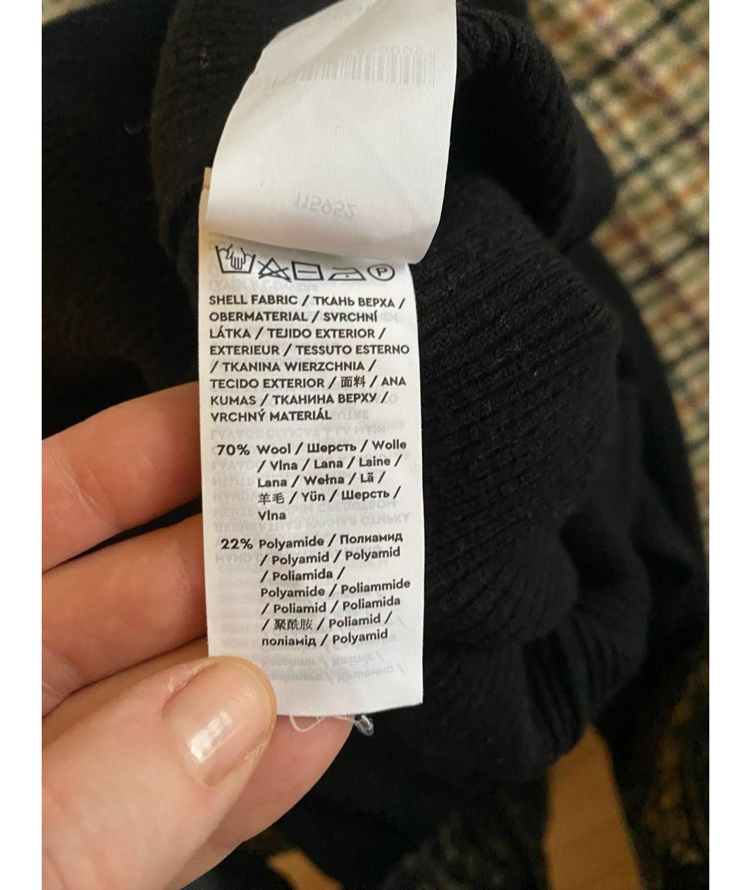 12 STOREEZ Черный шерстяной комбинезон, фото 5