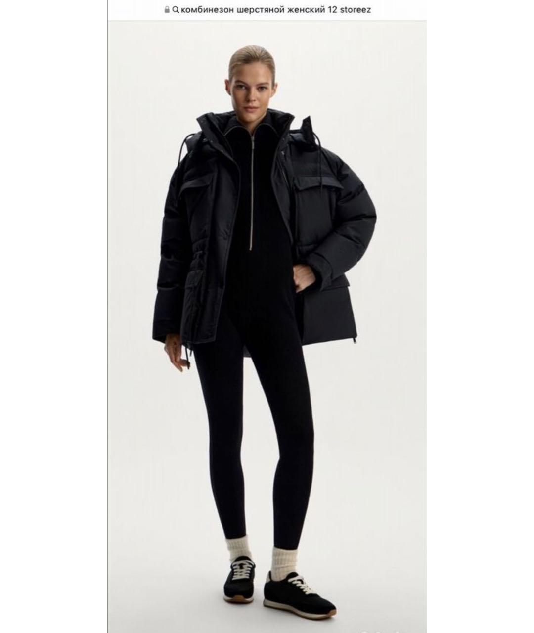 12 STOREEZ Черный шерстяной комбинезон, фото 4