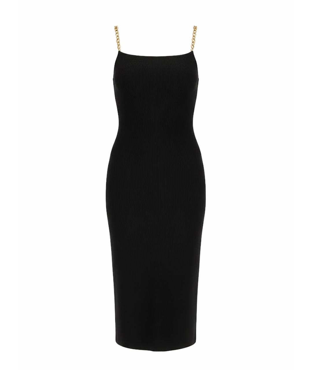 MICHAEL KORS Черное вискозное повседневное платье, фото 1