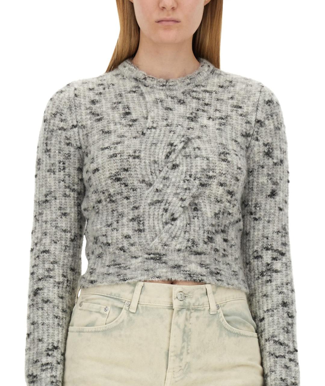 MOSCHINO JEANS Серый джемпер / свитер, фото 4