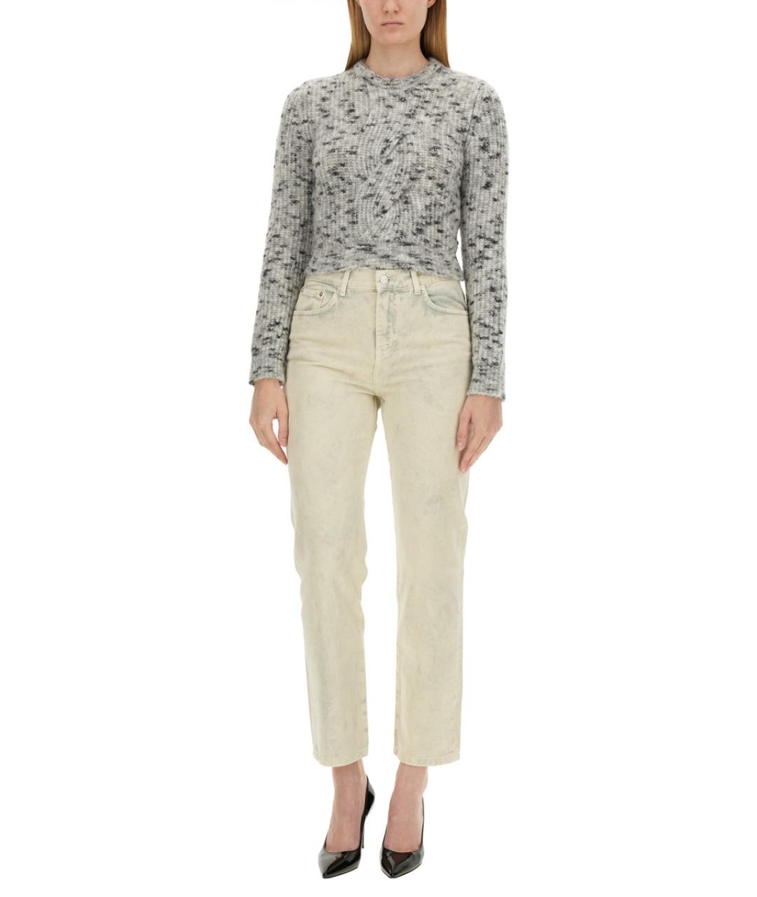 MOSCHINO JEANS Серый джемпер / свитер, фото 2