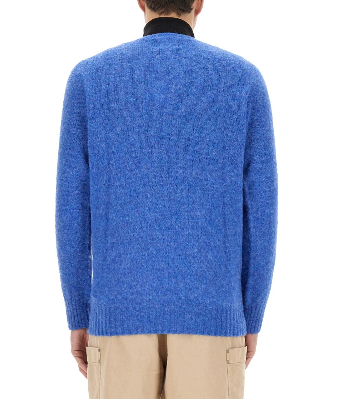 HOWLIN Голубой шерстяной джемпер / свитер, фото 3