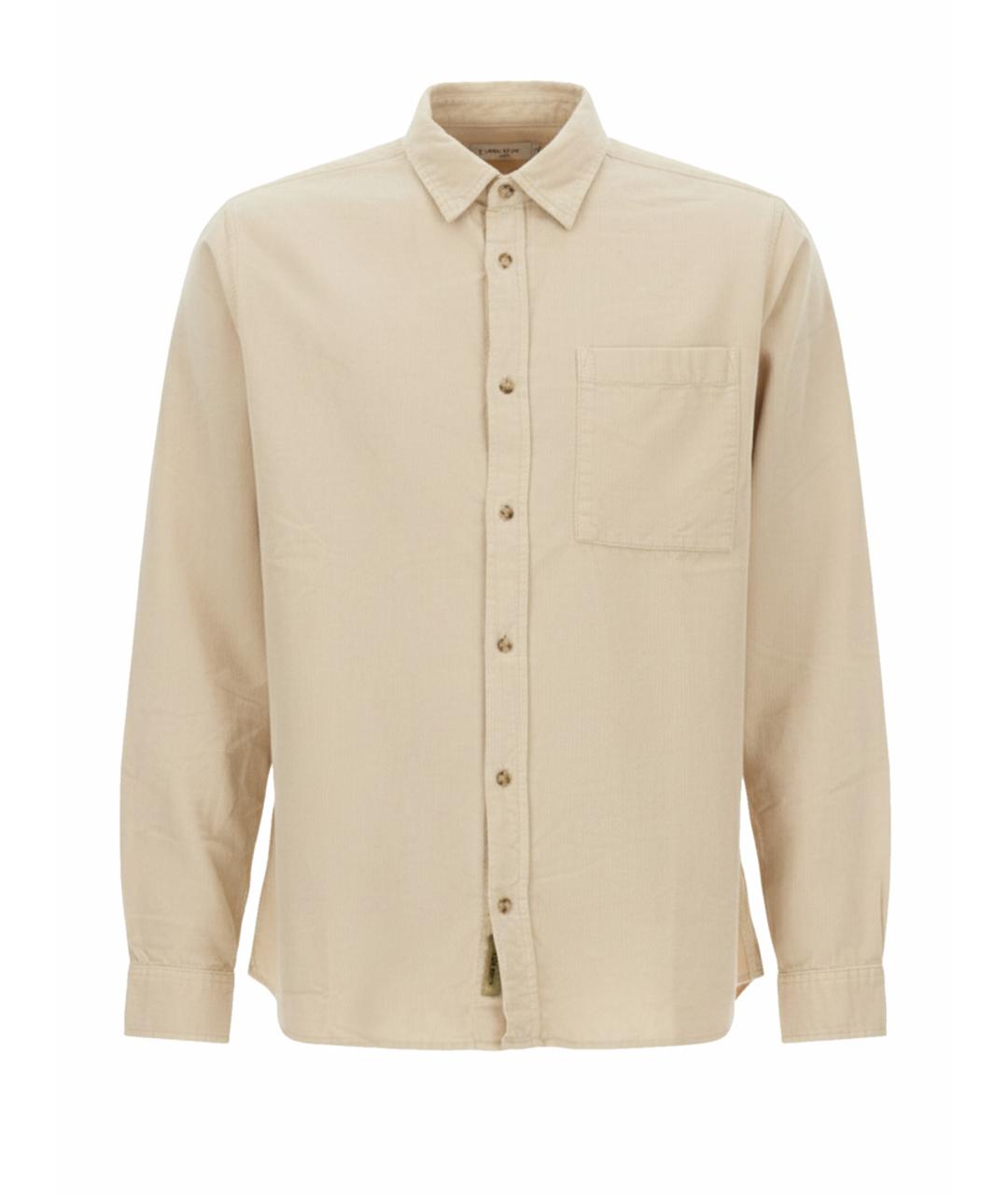 WOOLRICH Бежевая хлопковая кэжуал рубашка, фото 1