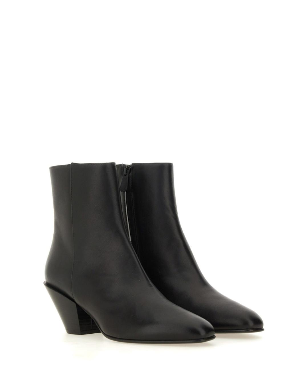 ROBERTO FESTA Черные кожаные ботинки, фото 2