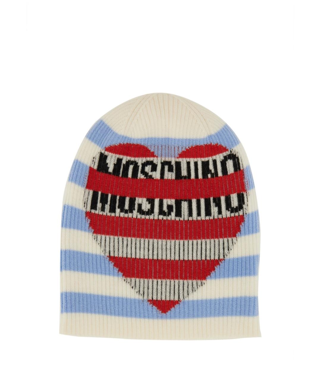 MOSCHINO JEANS Мульти шерстяная шапка, фото 1