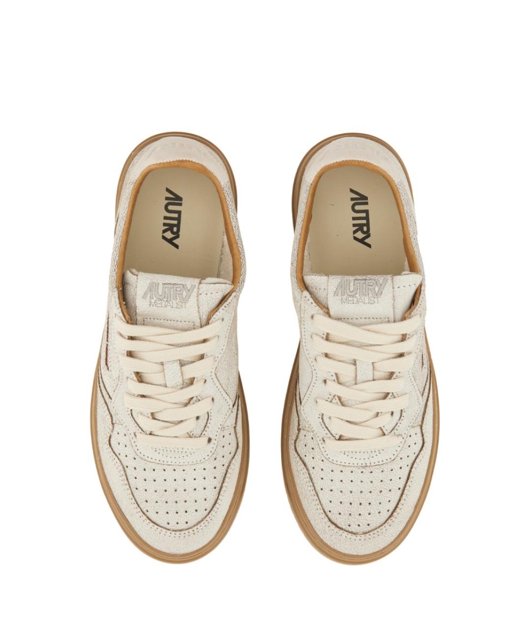 AUTRY Белые кожаные кроссовки, фото 2