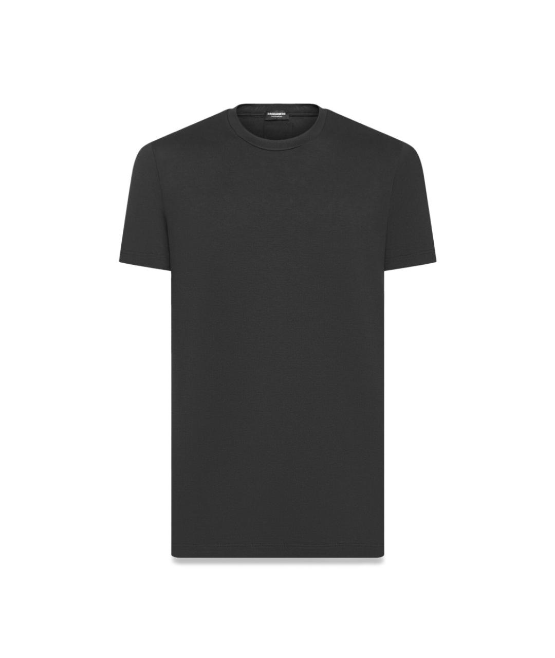 DSQUARED2 Черная хлопковая футболка, фото 1