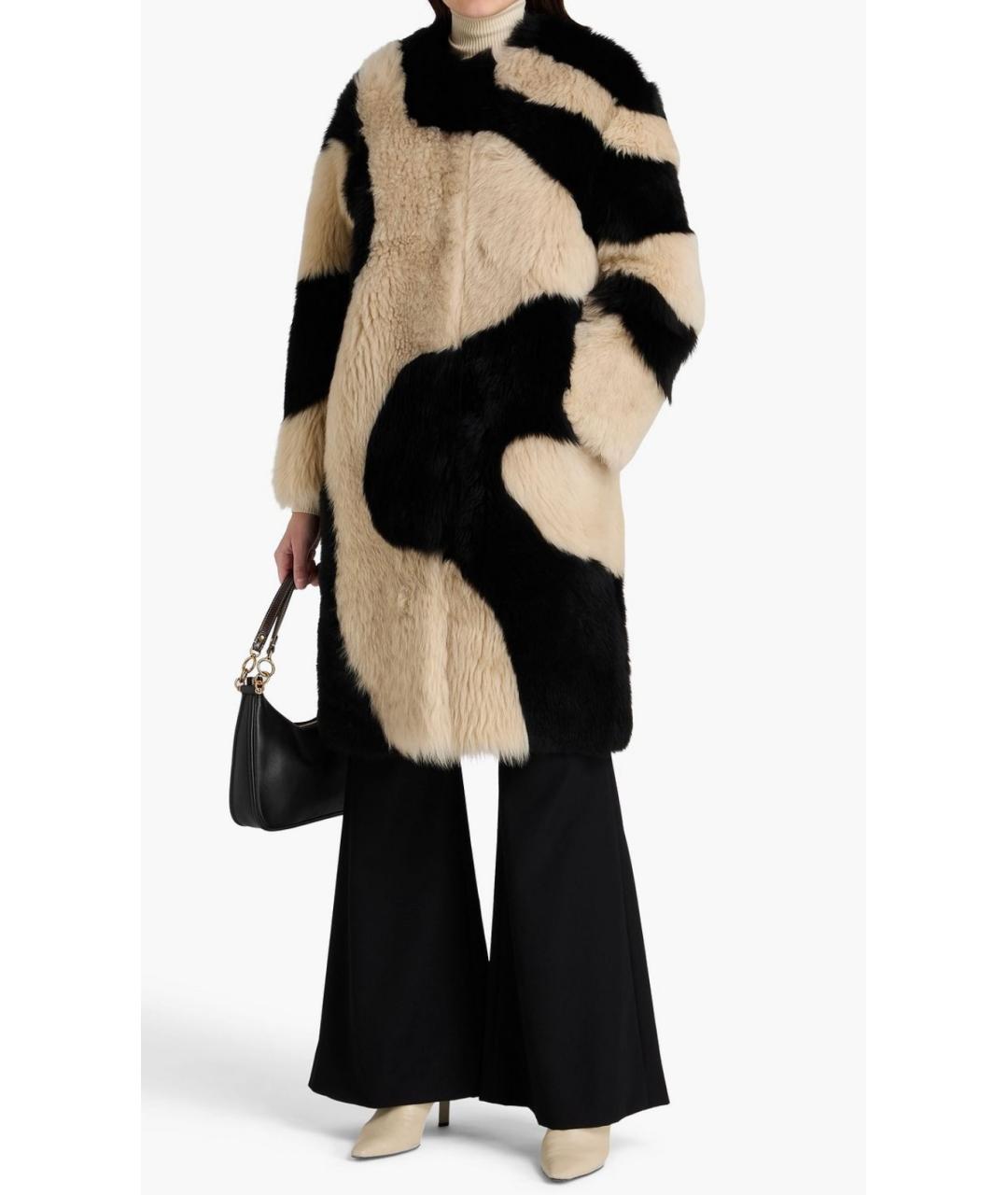 ZIMMERMANN Бежевая меховая дубленка, фото 2