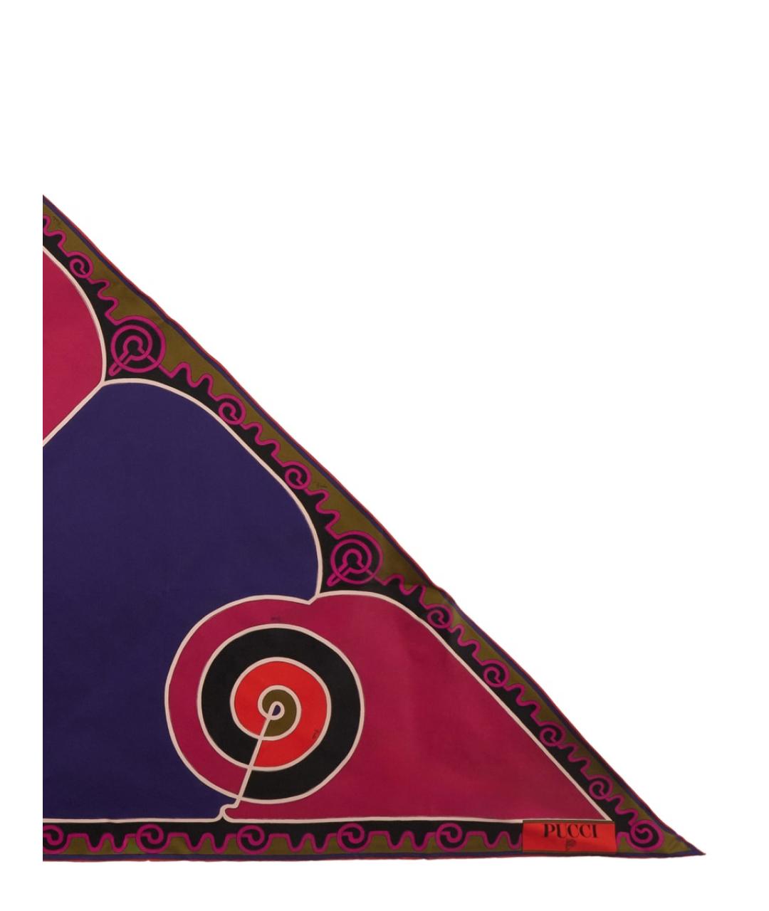 PUCCI Мульти шелковый шарф, фото 2