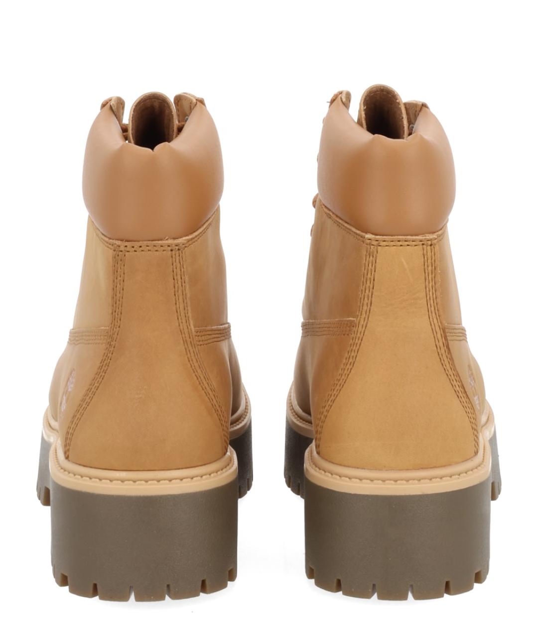 TIMBERLAND Бежевые кожаные ботинки, фото 4